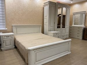Белая спальня из дуба Анжелика М
